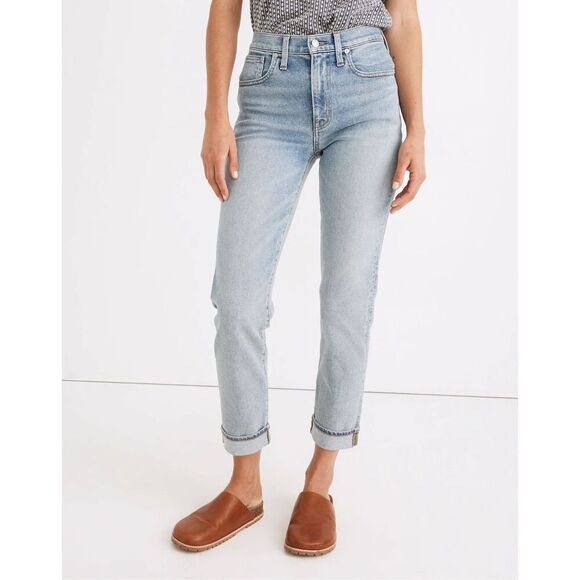 Madewell Roadtripper High-Rise Slim Boyjeans jeans 24 in Edenwald Wash - Picture 5 of 9